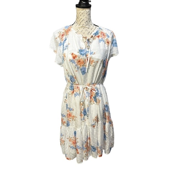 LOFT Summer Floral Dress Size M NWT - Picture 1 of 5